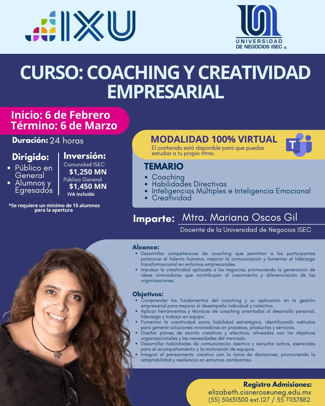 Curso coaching y creatividad empresarial