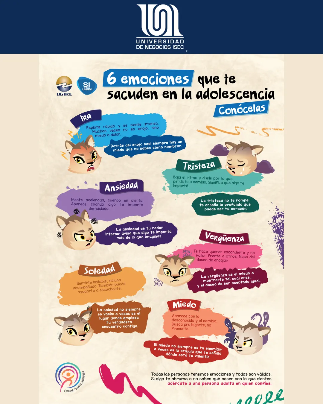 Emociones en la adolescencia: comprender para acompañar